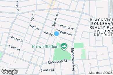 Map image of the property - 61 Savoy St