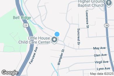 Map image of the property - 1100 Harrison Ave