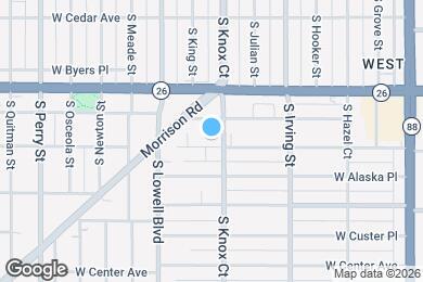 Map image of the property - 3467 W Dakota Ave