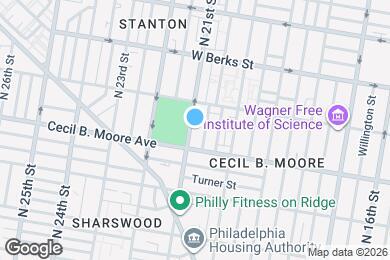 Map image of the property - 1717 N 21st St