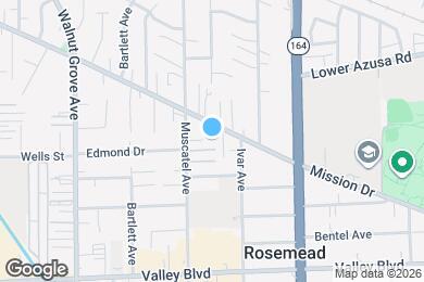 Map image of the property - 8832 Mission Dr