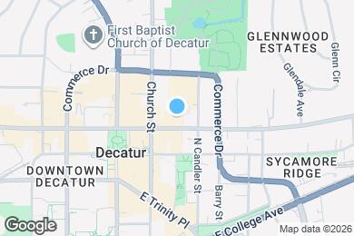 Map image of the property - 230 E Ponce de Leon Ave