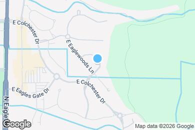 Map image of the property - 2893 S Brookwater Ln