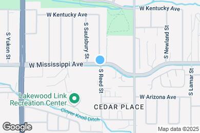 Map image of the property - 1183 S Reed St