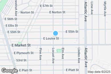 Map image of the property - 309 E Louise St