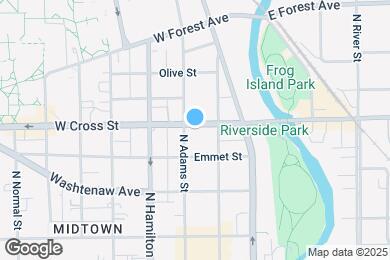 Map image of the property - 217 W Cross St