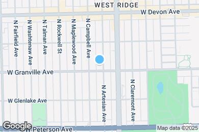 Map image of the property - 6208 N Artesian Ave