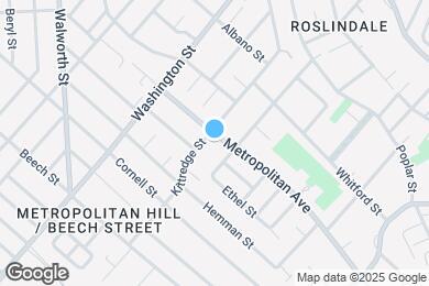 Map image of the property - 95 Metropolitan Ave