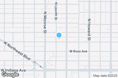 Map image of the property - 822 W Mansfield Ave