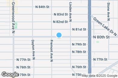 Map image of the property - 723 N 80th St