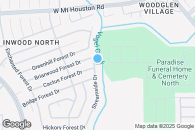 Map image of the property - 8222 Streamside Dr