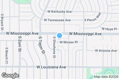 Map image of the property - 1861 W Mosier Pl
