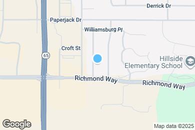 Map image of the property - 1636 Gunston Dr