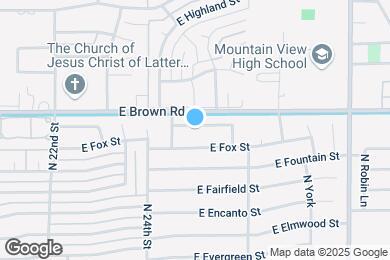 Map image of the property - 2463 E Fairbrook St