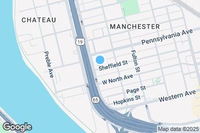 Map image of the property - 1434 Sheffield St