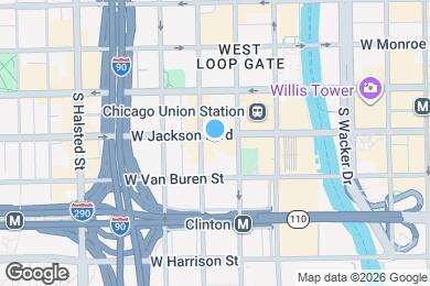 Map image of the property - 555 W Jackson Blvd