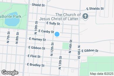 Map image of the property - 1209 E Harney St