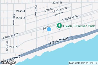 Map image of the property - 1610 Thornton Ave
