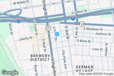 Map image of the property - 35 E Hoster St