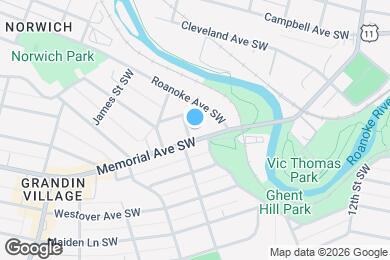 Map image of the property - 1525 Memorial Ave SW