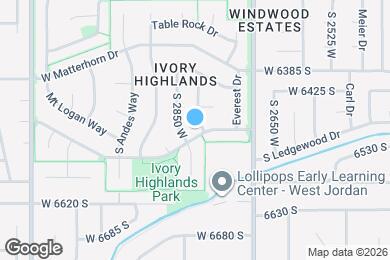 Map image of the property - 2824 W Ivory Way