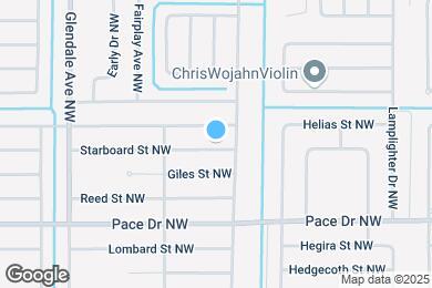 Map image of the property - 1425 Starboard St NW