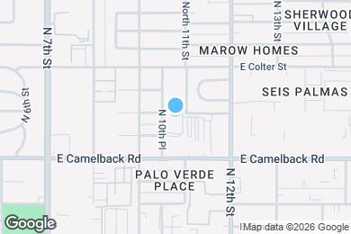 Map image of the property - 5035 N 10th Pl