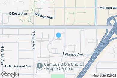 Map image of the property - 4890 N Backer Ave