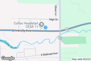 Map image of the property - 1007 University Ave