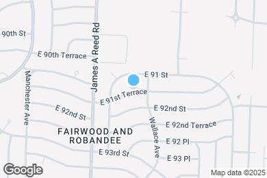 Map image of the property - 8402 E 91st Terrace