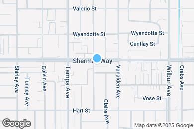 Map image of the property - 19148 Sherman Way