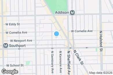 Map image of the property - 1309 W Newport Ave