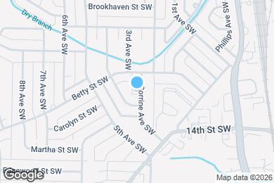 Map image of the property - 1807 Corrine Ave SW
