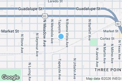 Map image of the property - 1801 Cortez St