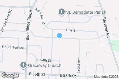 Map image of the property - 8963 E 52 Terrace