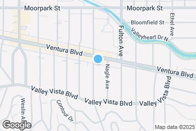Map image of the property - 4190 Dixie Canyon Ave