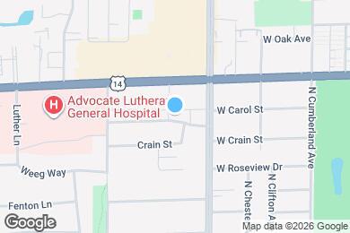 Map image of the property - 1312 Carol St