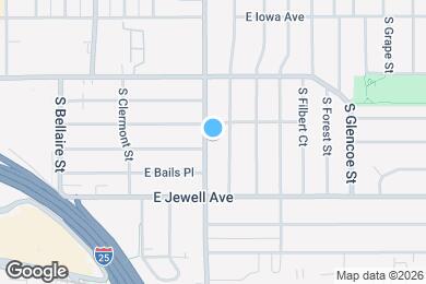 Map image of the property - 1818 S Dahlia St