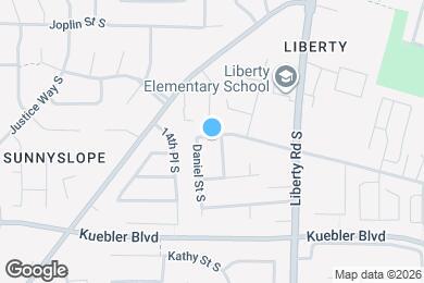 Map image of the property - 1326 Boone Rd S