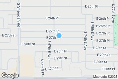 Map image of the property - 6732 E 27th Pl