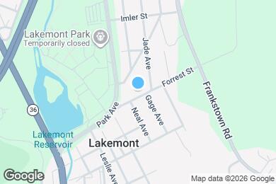 Map image of the property - 312 Forrest St