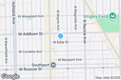 Map image of the property - 1322 W Eddy St