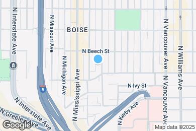 Map image of the property - 3535 N Borthwick Ave