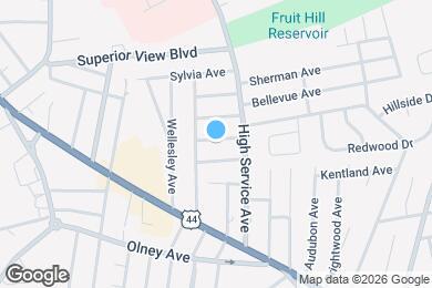 Map image of the property - 22 1/2 Rena St