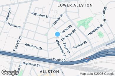 Map image of the property - 76 Easton St