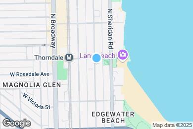 Map image of the property - 5917 N Kenmore Ave