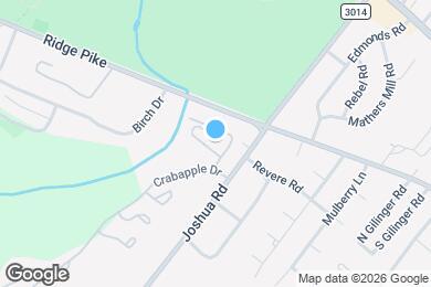 Map image of the property - The Glen at Lafayette Hill