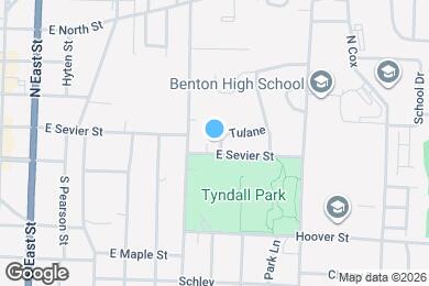 Map image of the property - 166 Tulane