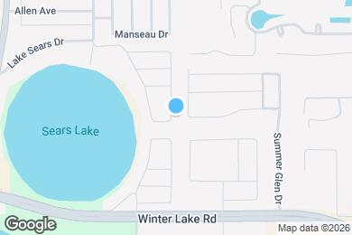Map image of the property - 849 Sunset Cove Dr