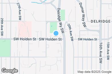 Map image of the property - 2128 SW Holden St